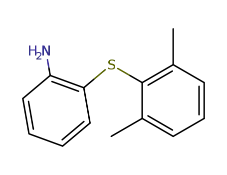 Molecular Structure of 33264-60-7 (2-(2',6'-DIMETHYLPHENYLTHIO)ANILINE)