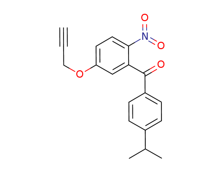 (4-Isopropylphenyl)(2-nitro-5-(prop-2-ynyloxy)phenyl)methanone