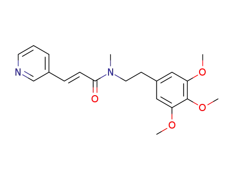 (E)-N-methyl-3-(3-pyridyl)-N-(3,4,5-trimethoxyphenethyl)-2-propenoic acid amide