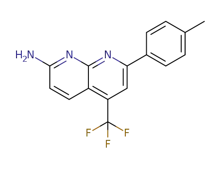 2-amino-5-trifluoromethyl-7-(4-methylphenyl)-1,8-naphthyridine