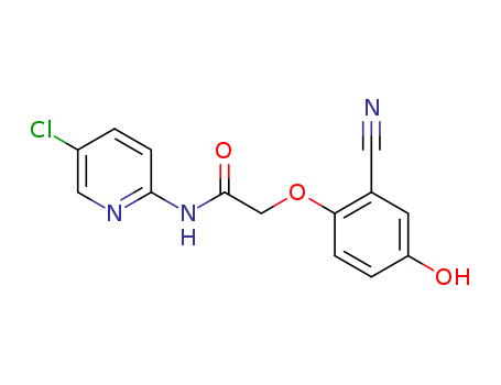Acetamide, N-(5-chloro-2-pyridinyl)-2-(2-cyano-4-hydroxyphenoxy)-