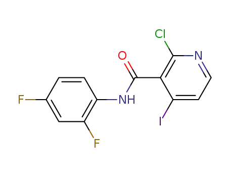 2-chloro-N-(2,4-difluorophenyl)-4-iodonicotinamide