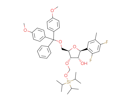 C<sub>43</sub>H<sub>54</sub>F<sub>2</sub>O<sub>7</sub>Si