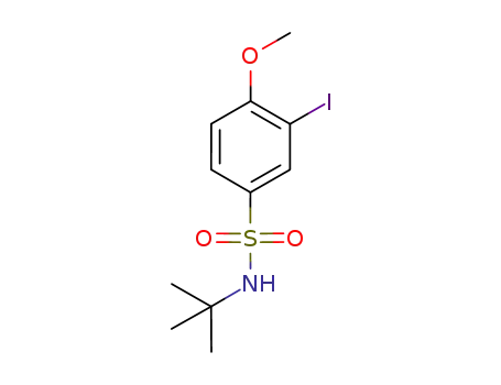 N-(tert-butyl)-3-iodo-4-methoxybenzenesulfonamide