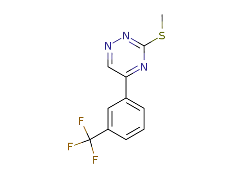 3-メチルチオ-5-(α,α,α-トリフルオロ-m-トリル)-1,2,4-トリアジン