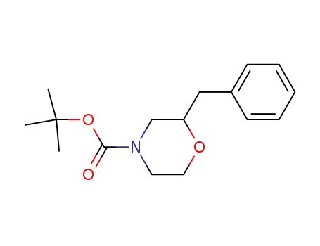 Molecular Structure of 1234549-58-6 (tert-butyl 2-benzylmorpholine-4-carboxylate)