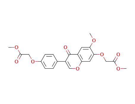 [6-Methoxy-3-(4-methoxycarbonylmethoxy-phenyl)-4-oxo-4H-chromen-7-yloxy]-acetic Acid Methyl Ester