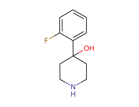 Molecular Structure of 871113-19-8 (4-(2-FLUORO-PHENYL)-PIPERIDIN-4-OL)