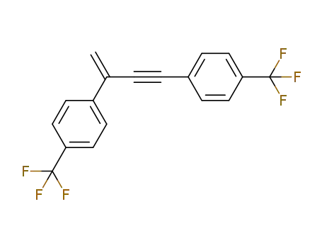 (gem)-1,3-bis(4-trifluoromethyldiphenyl)but-1-yn-3-ene