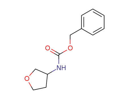 Molecular Structure of 100390-87-2 (3-N-CBZ-TETRAHYDROFURAN-3-YL-AMINE)