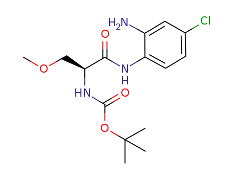 N'-(2-amino-4-chloro-phenyl)-N-tert-butoxycarbonyl-(S)-O-methyl-serinamide