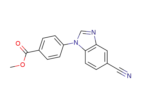 methyl 4-(5-cyano-1H-benzimidazol-1-yl)benzoate