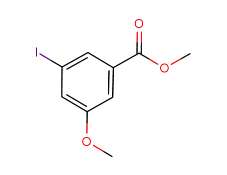 Molecular Structure of 717109-27-8 (Ethyl 3-Iodo-5-Methoxybenzoate)