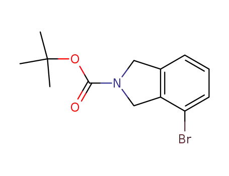 Molecular Structure of 1035235-27-8 (Tert-butyl-4-bromoisoindoline-2-carboxylate)