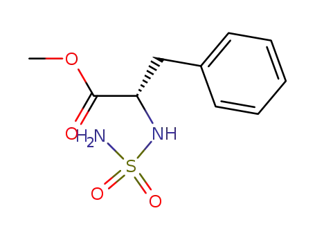 <(S)(+)> methyl <N-sulfamoyl>-phenylalaninate