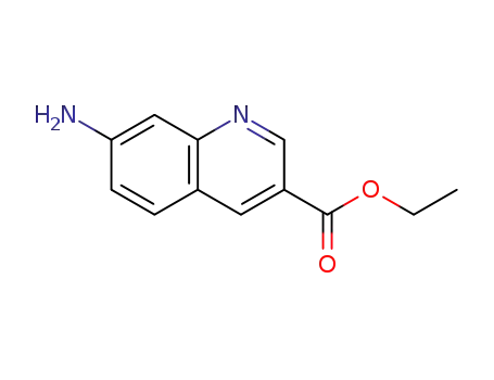 Molecular Structure of 339290-20-9 (ethyl 7-aMinoquinoline-3-carboxylate)