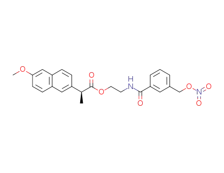 2-((3-((nitrooxy)methyl)phenyl)carbonylamino)ethyl (2S)-2-(6-methoxy(2-naphthyl))propanoate
