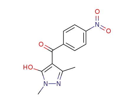 Methanone, (5-hydroxy-1,3-dimethyl-1H-pyrazol-4-yl)(4-nitrophenyl)-