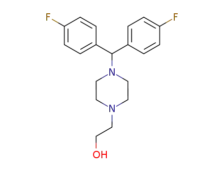 4-[Bis(4-fluorophenyl)methyl]-1-piperazineethanol