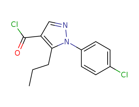 1-(4-CHLOROPHENYL)-5-PROPYL-1H-PYRAZOLE-4-CARBONYL CHLORIDE