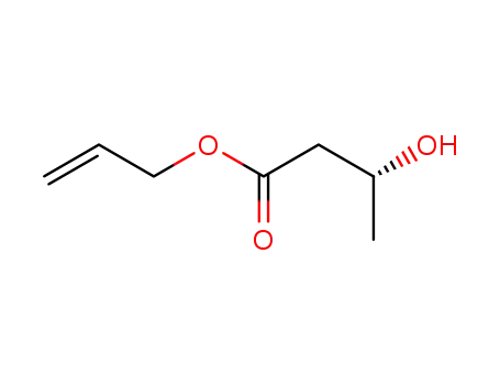 Molecular Structure of 152996-89-9 ((R)-3-hydroxybutanoic acid allylester)