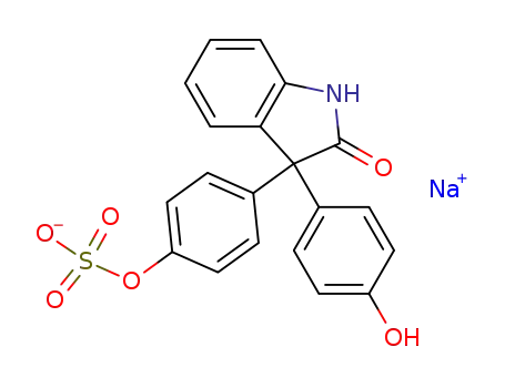 sodium salt of 3-(4-hydroxyphenyl)-3-(4-sulphoxyphenyl)-2-indolinone