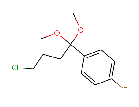 1-(4-Chloro-1,1-dimethoxybutyl)-4-fluorobenzene