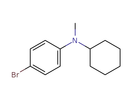 Molecular Structure of 88799-11-5 (P-BROMO-N-CYCLOHEXYL-N-METHYLANILINE)