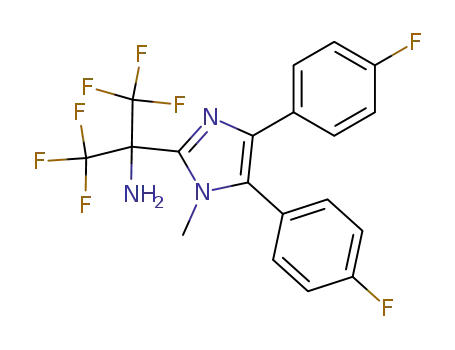 α,α-bis(trifluoromethyl)-4,5-bis(4-fluorophenyl)-1-methyl-1H-imidazole-2-methanamine