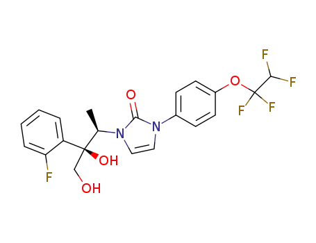 1-[(1R,2S)-2-(2-fluorophenyl)-2,3-dihydroxy-1-methylpropyl]-3-[4-(1,1,2,2-tetrafluoroethoxy)phenyl]-2(1H,3H)-imidazolone