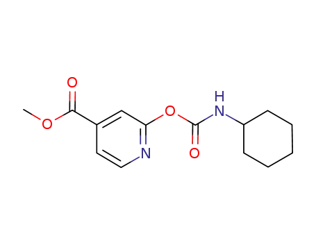 2-cyclohexylcarbamoyloxy-isonicotinic acid methyl ester