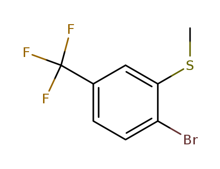1-broMo-2-Methylsulfanyl-4-(trifluoroMethyl)benzene