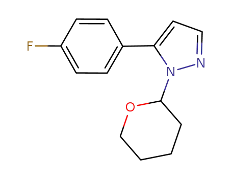 5-(4-fluorophenyl)-1-(tetrahydropyran-2-yl)-1H-pyrazole