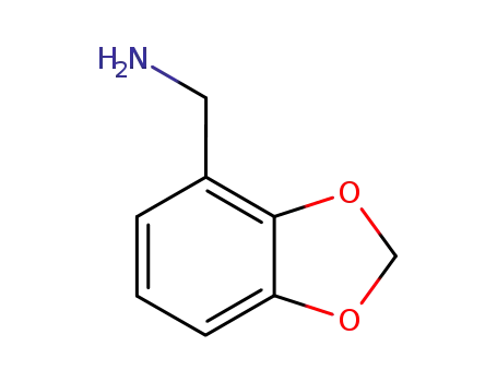 Molecular Structure of 182634-34-0 (BENZO[1,3]DIOXOL-4-METHYLAMINE)