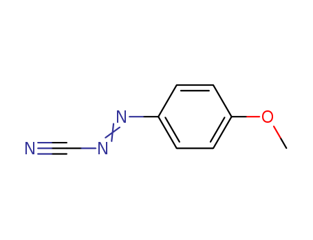 Diazenecarbonitrile, (4-methoxyphenyl)-