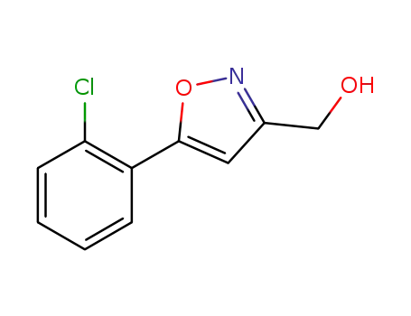 Molecular Structure of 343374-44-7 ([5-(2-CHLOROPHENYL)-3-ISOXAZOLYL]METHANOL)