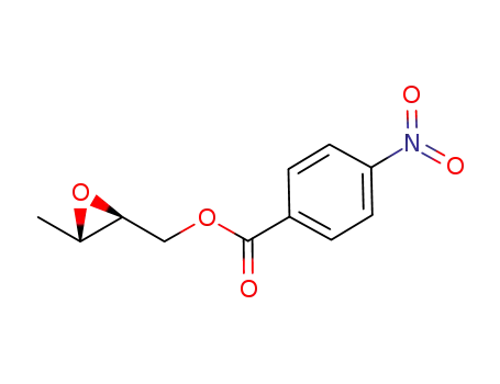 Molecular Structure of 106268-97-7 ((2S,3S)-TRANS-3-METHYLOXIRANE-2-METHYL 4-NITROBENZOATE)