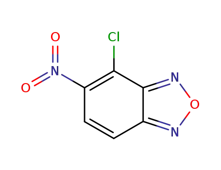 Molecular Structure of 22250-51-7 (2,1,3-Benzoxadiazole, 4-chloro-5-nitro-)