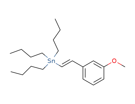 Stannane, tributyl[2-(3-methoxyphenyl)ethenyl]-