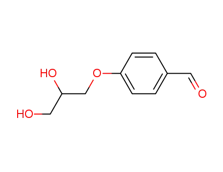 Molecular Structure of 64049-49-6 (3-(p-Formylphenoxy)-1,2-propanediol)