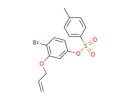 Molecular Structure of 448956-66-9 (3-(allyloxy)-4-bromophenyl 4-methylbenzenesulfonate)