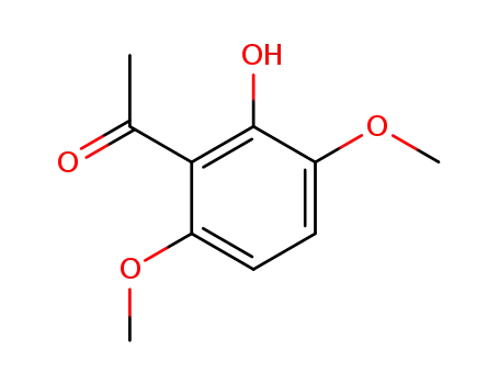 Molecular Structure of 52099-27-1 (1-(2-HYDROXY-3,6-DIMETHOXYPHENYL)ETHAN-1-ONE)