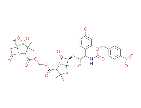 6'-(2-[4-nitrobenzyloxycarbonylamino]-2-[4-hydroxyphenyl]acetamido)penicillanoyloxymethyl penicillanate 1,1-dioxide