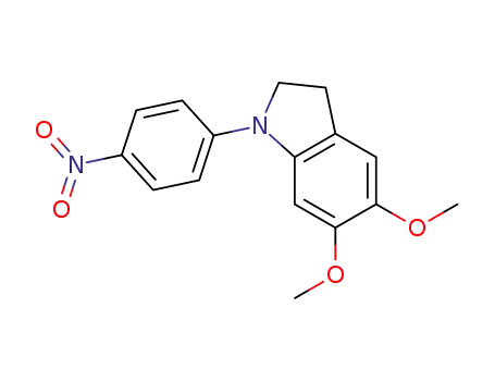 5,6-dimethoxy-1-(4-nitrophenyl)-indoline