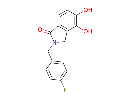 1H-Isoindol-1-one, 2-[(4-fluorophenyl)methyl]-2,3-dihydro-4,5-dihydroxy- 