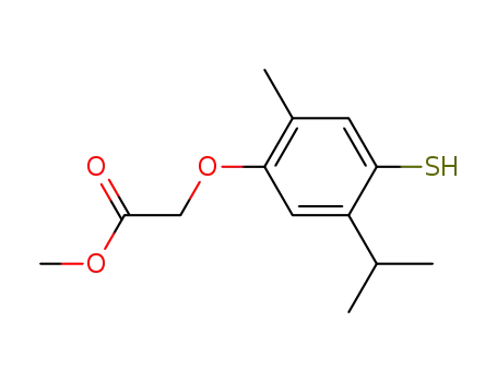 (5-Isopropyl-4-mercapto-2-methyl-phenoxy)-acetic acid methyl ester