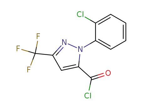 1H-Pyrazole-5-carbonyl chloride, 1-(2-chlorophenyl)-3-(trifluoromethyl)-