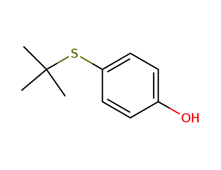 Molecular Structure of 58818-96-5 (Phenol, 4-[(1,1-dimethylethyl)thio]-)