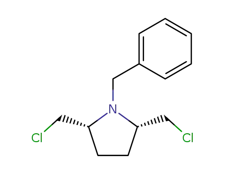 (2R,5S)-bis(chloromethyl)-1-benzyl-pyrrolidine