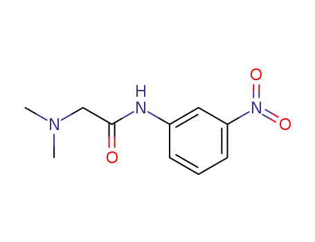 Molecular Structure of 294193-71-8 (Acetamide, 2-(dimethylamino)-N-(3-nitrophenyl)-)